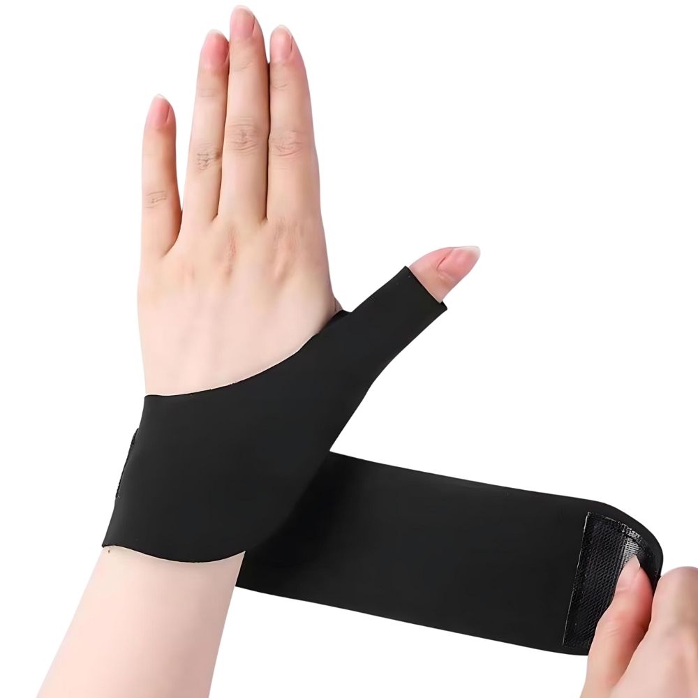 Handgelenk- und Daumenstütze – Verstellbar, atmungsaktiv, stabilisierend bei „Mama-Hand“