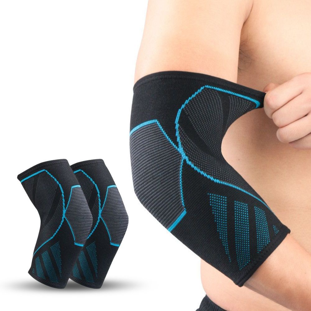 Sport-Ellbogenschoner – Gestrickt, rutschfest & kompressiv für Training und Bewegung